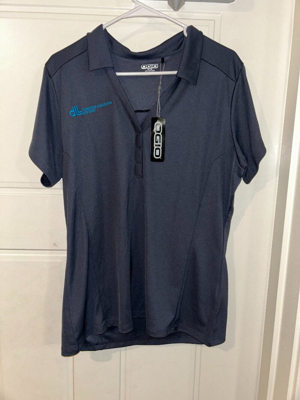 Short Sleeve Dark Gray Women's Polo Shirt